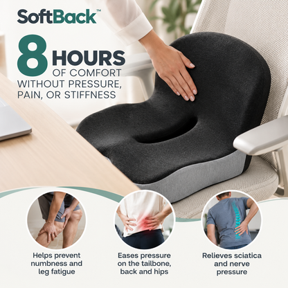 SoftBack™ Ergonomic Seat Cushion